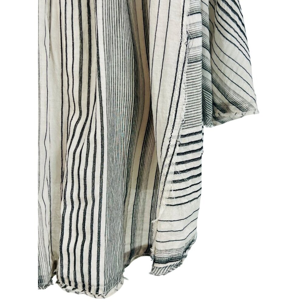 NWT Free People Striped Crochet Trim Sleeveless Top | Coastal Grandma Boho Indie - Picture 10 of 16